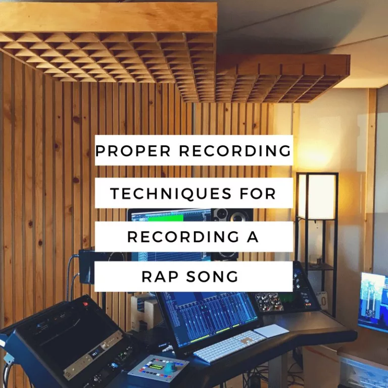 Propper Recording Techniqes