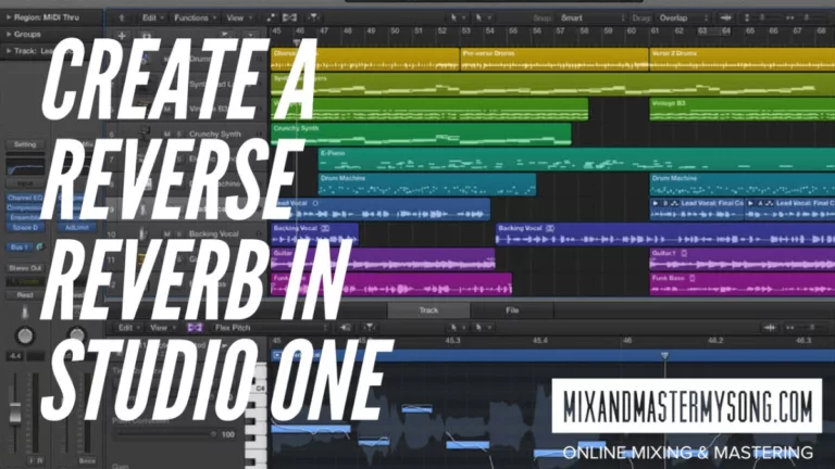 CREATE A REVERSE REVERB IN STUDIO ONE