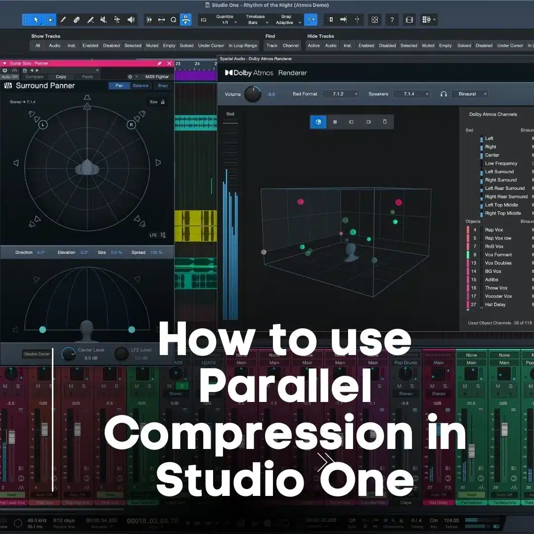 How to use Parallel Compression in Studio One - Mix & Master My Song