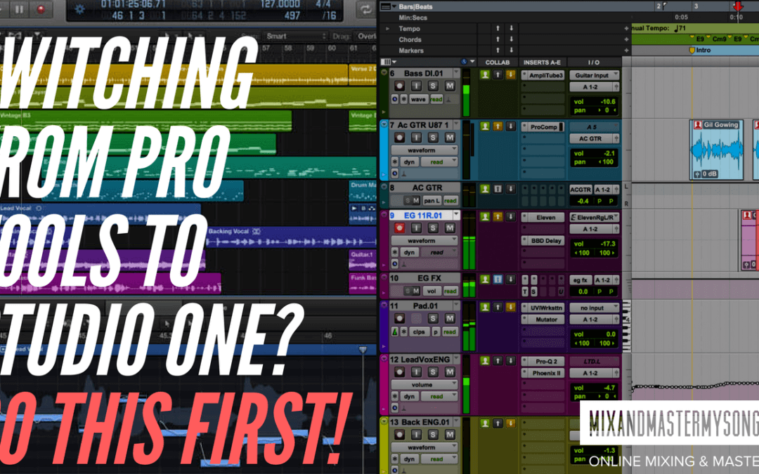 Switching from Pro Tools to Studio One_ Do this first!