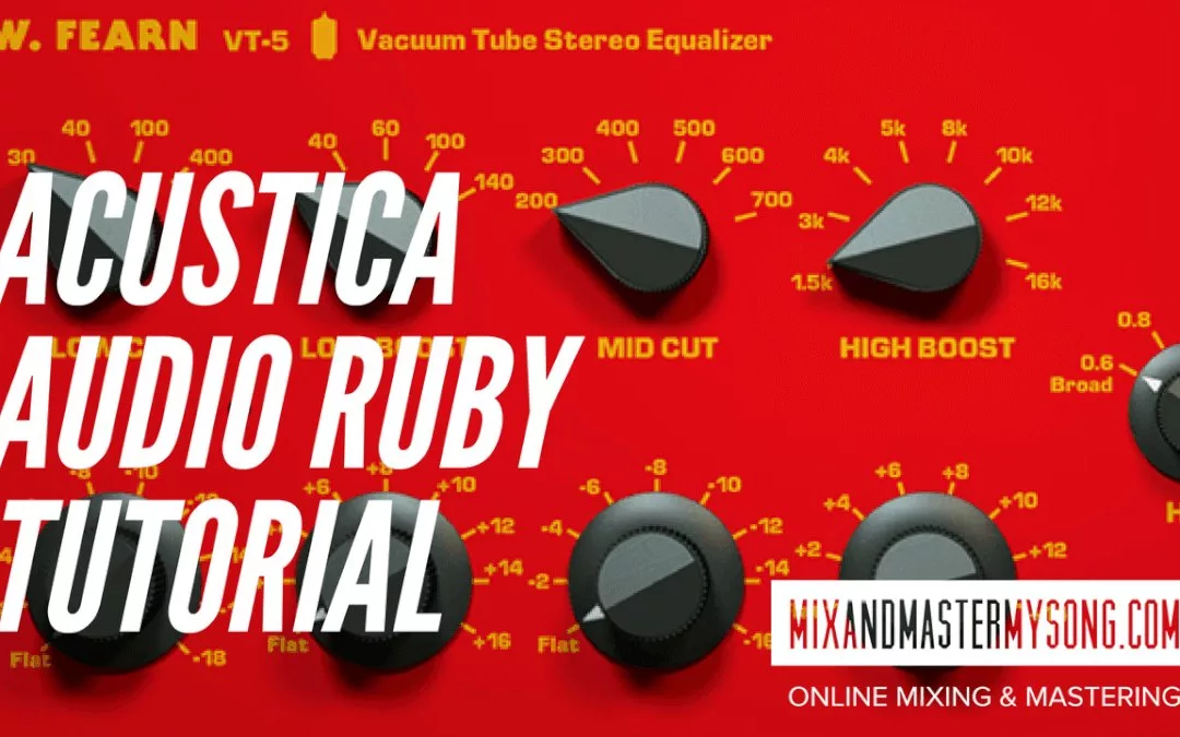 Acustica Audio Ruby Tutorial