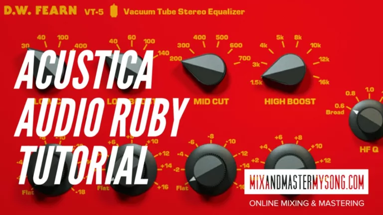 Acustica Audio Ruby Tutorial