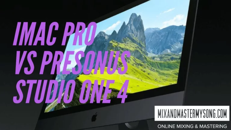 Imac Pro Vs Presonus Studio One V4
