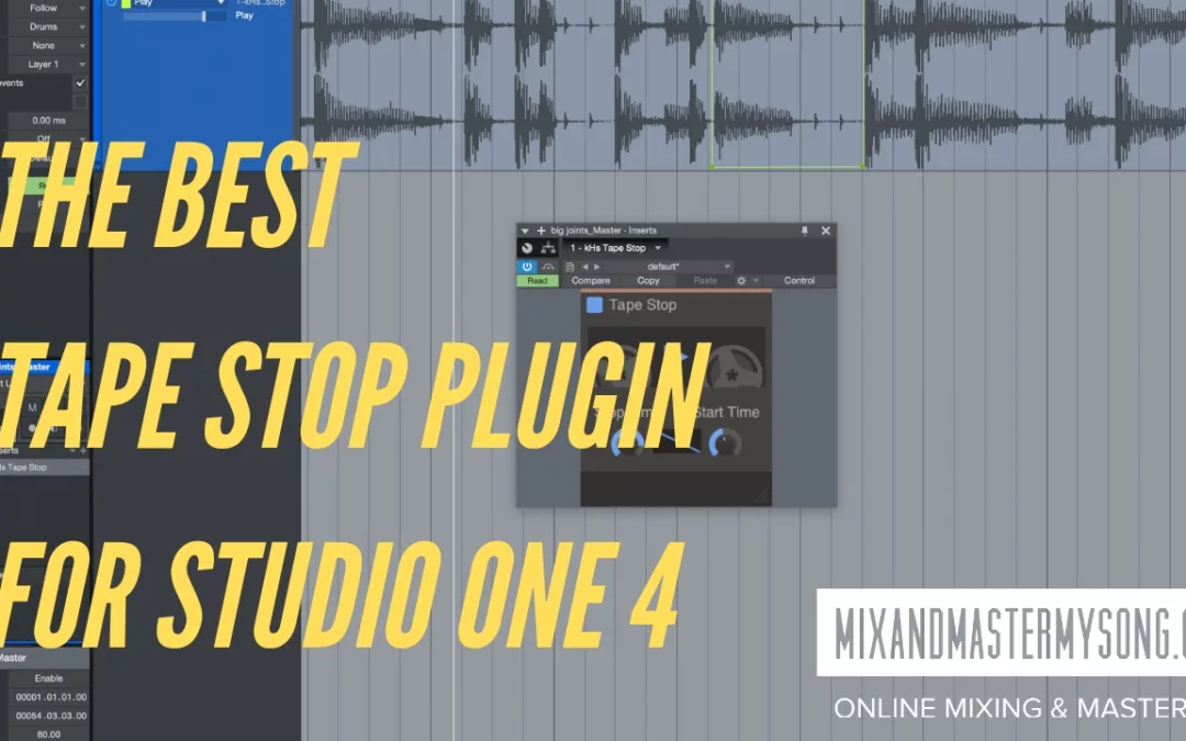 The Best Tape Stop Plugin for Studio One 4