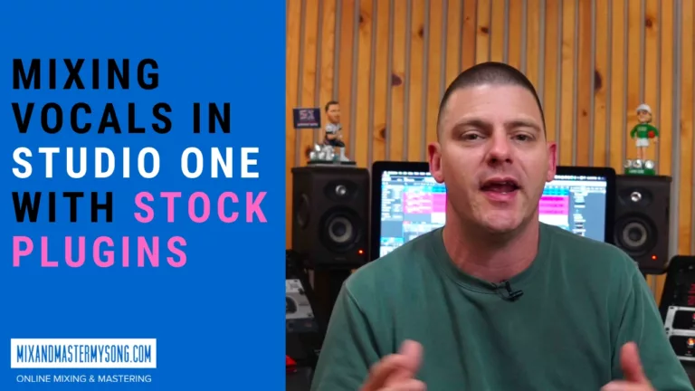 Mixing Vocals in Studio One with Stock Plugins