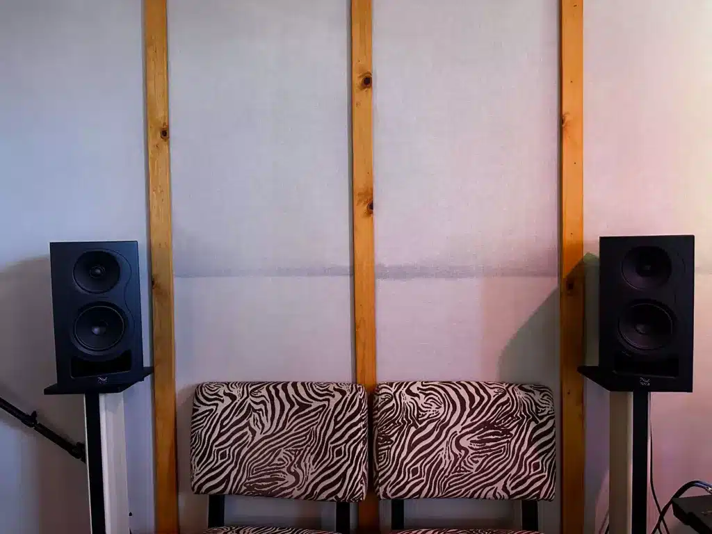 Kali Audio Speakers in the back of my studio. 