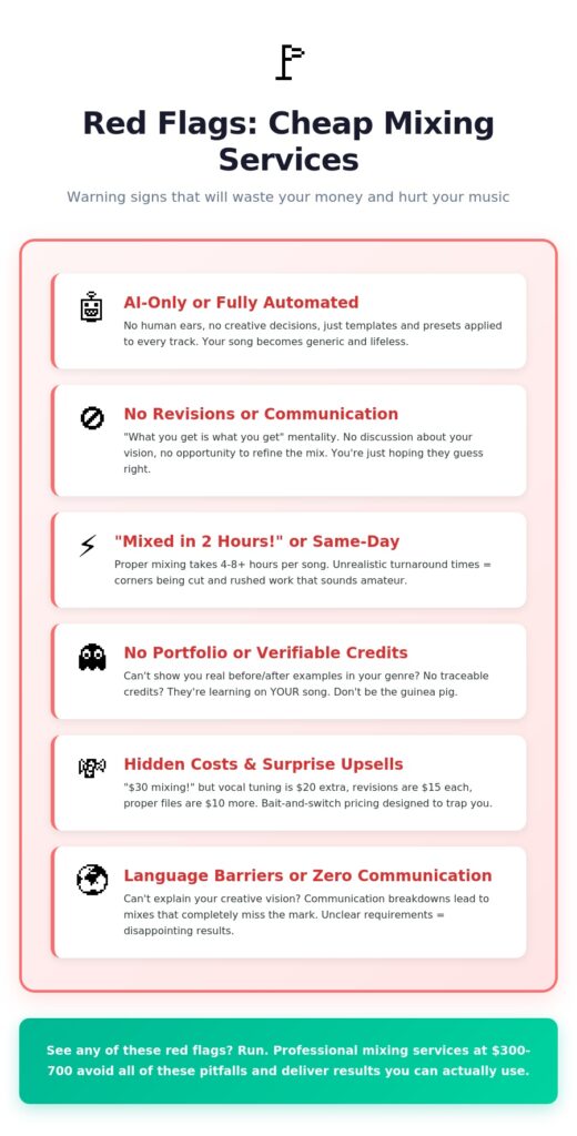 Cheap-Mixing-Red Flag-Chart