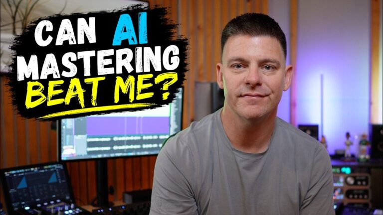 Video thumbnail for the blind test comparing a human master against LANDR and Waves Online Mastering