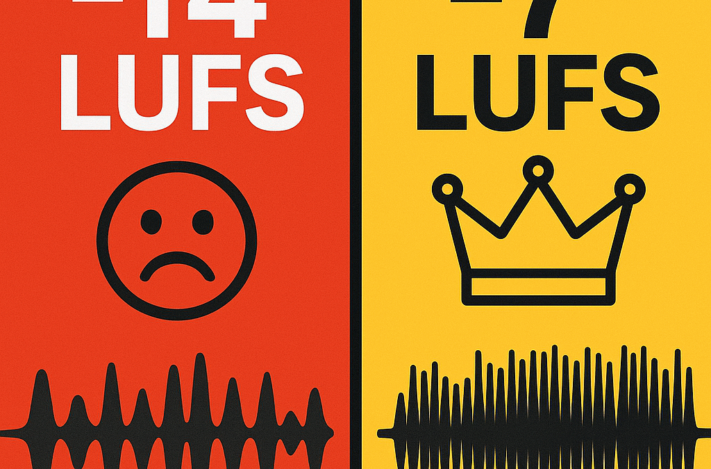 Why Top 40 Hits Crush Spotify’s -14 LUFS Rule – 4 Tips for Loud, Competitive Masters