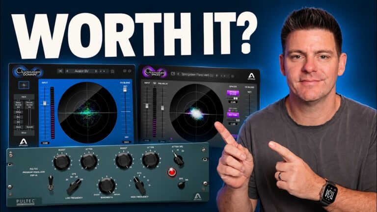 Matty Harris reviewing Apogee plugins now available on Plugin Alliance